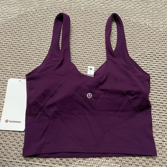 Lululemon Align Tank Top Sz 4 In Dramatic Magenta NWT - Picture 6 of 8